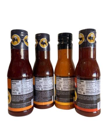 Buffalo Wild Wings Hot N' Spicy Variety Bundle - Asian Zing, Caribbean Jerk, Spicy Garlic, Mango Habanero (12 oz each) - Buy Online on GoSupps.com