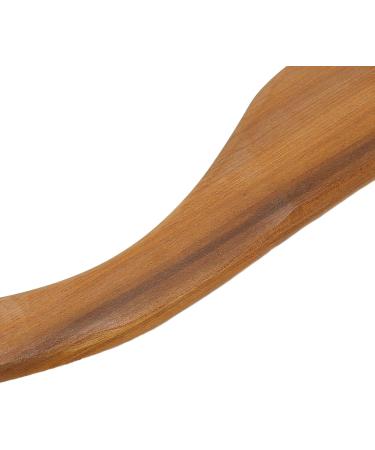 Wooden Gua Sha Massage Device - Ergonomic S-Shape for Muscle Relaxation Portable & Fragrant Wood - Buy Online on GoSupps.com