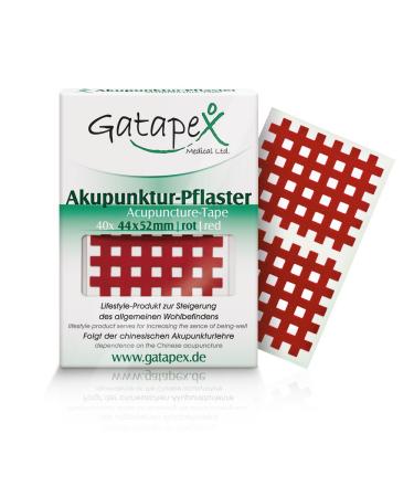 Gatapex acupuncture plaster (size L) 4.4 x 5.2cm red 40 pieces