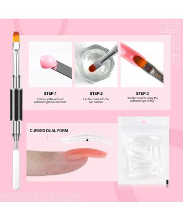 Pink Glitter Poly Gel Nail Kit with 10 Colors & 110W LED UV Lamp | Poly Nail Gel Kit with Slip Solution, Dehydrator & Nail Art Supplies - VE128 - Buy Online on GoSupps.com
