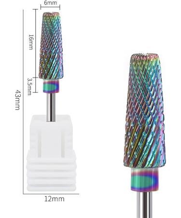 Nail Alloy Sanding Head Multi-functional 5-in-1 Coarse And Fine Teeth Tungsten Steel Quick Nail Removal Sanding Head(Color plating) - Buy Online on GoSupps.com