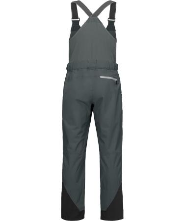 Little Donkey Andy Men's Waterproof Ski Bib Pants - Grey, Small | Snowboarding Overalls for Winter Sports and Fishing - Buy Online on GoSupps.com