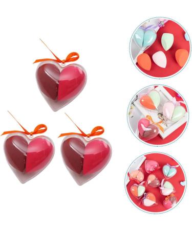 Housoutil 3 Boxes Heart-shaped Makeup Sponge Exfoliating Sponge Face Cosmetic Tool Cosmetic Puff Brush Make up Sponges for Face Powder Hydrophilic Polyurethane Travel Girl Eyeliner - Buy Online on GoSupps.com