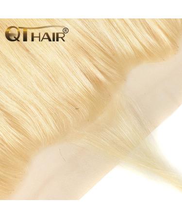 QTHAIR 12A #613 Russian Blonde Lace Frontal 16in - 100% Human Hair Body Wave for Black Women - Buy Online on GoSupps.com