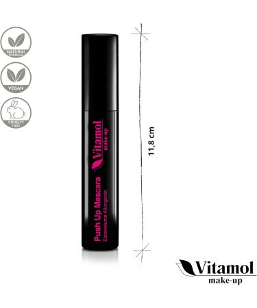 Vitamol Mascara Push up extra volume and lengthening eyelashes 10 ml - Buy Online on GoSupps.com