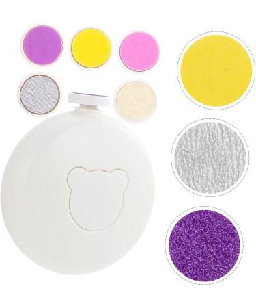 Vaguelly 1 Set Nail Grinder Electric Nail Trimmer Safe Nail Polishing Accessory Electric Nail Sharpener Pedicure Tool Safe Adults Nail Nail Trimming Tool Nail Trimmer 7X7X3CM White - Buy Online on GoSupps.com