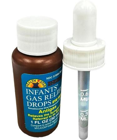 GeriCare Infants Gas Relief Drops Simethicone Drops for Infants Relieves Stomach Discomfort Safe & Gentle 20mg Drops Child Anti-Gas 1 Fl Oz (Pack of 2) - Buy Online on GoSupps.com