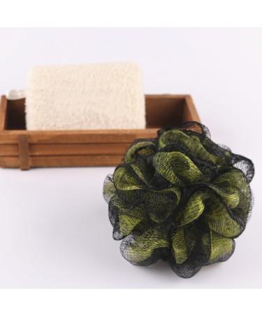 5pcs Exfoliating Bath Sponges | Mesh Pouf Shower Loofahs & Scrubbers | Premium Body & Shower Care - Buy Online on GoSupps.com