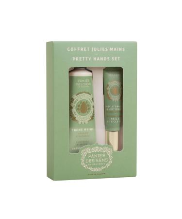 Bread the Sens hand care box Soiling almond - Hand cream 30ml + nail & nail skin oil 7.5 ml - Karit butter and sweet almond oil - Made in France - vegan poison box - Soothing almond