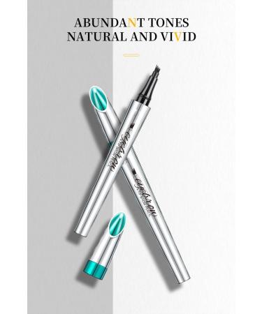 Eyebrow Pencil Quad-Tip Split Eyebrow Pencil Highly Effective Filler for a Long-Lasting Natural Wild Eyebrow Look Natural and Long-Lasting 5 Colors to Choose From (1) - Buy Online on GoSupps.com