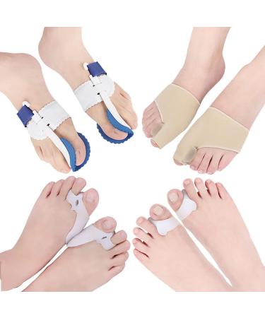 Alinzo Bunion Splint (8PCs)-sleeve for hallux valgus bunion pain relief-non-surgery correction-hammer toe smooth-forefoot polster Bunion Socken
