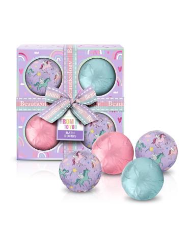 Baylis & Harding Beauticology From Me To You Bath Bombs Gift Set - Vegan Friendly
