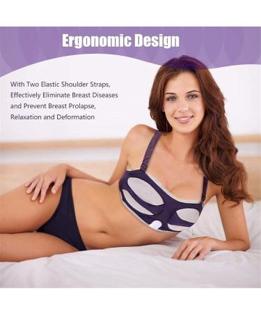 Electric Breast Machine Breast Massager with 3 Temperature Adjustments Chest Massager for Prevent Breast Prolapse Sagging Deformation (Ab) - Buy Online on GoSupps.com