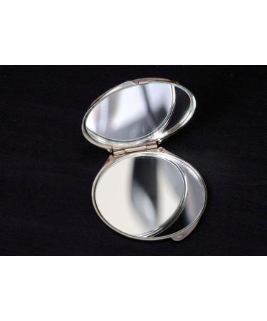 Sea Gems presented by Celtic Glass Designs Compact Mirror in a Mackintosh Roses Design. (Red) - Buy Online on GoSupps.com