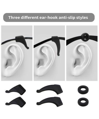 SWYSGS Glasses Holder Sets - 20 Pairs Anti-Slip Adhesive Nose Pads & Silicone Ear Grips for All Glasses International Shipping Available - Buy Online on GoSupps.com