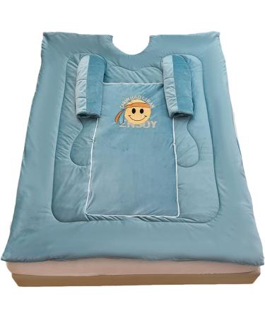 Cuddly Blue Blanket with Sleeves | Personalized Wearable Blanket for Adults | Ideal for Sofa Use | Shop Internationally - Buy Online on GoSupps.com