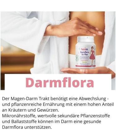 Darmflora 16 Plus: Probiotic Supplement with Bifido & Lactobacilli Strains | 60 Capsules - International Shipping Available - Buy Online on GoSupps.com