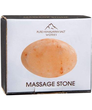 Pink Himalayan Salt Massage Stones for Therapy & Scrubs - Hand-carved Flat Oval Stones, 2.5W x 3.5L x 1D (Pack of 6) - Buy Online on GoSupps.com