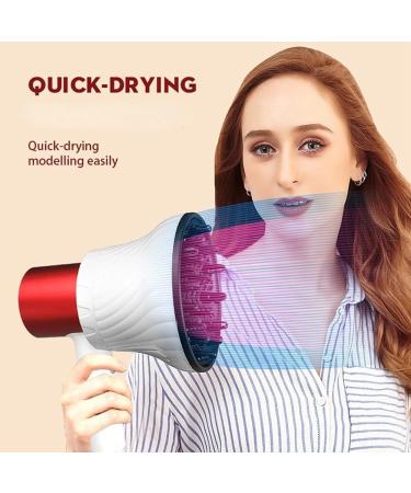 YANHUNING Universal Interface Hair Dryer Hood for Hair Salon Hood Blowing Curly Hair Styling Styling Hair Dryer Replacement Parts Accessories White - Buy Online on GoSupps.com