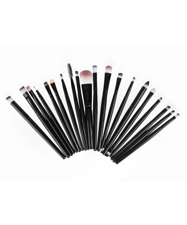 Demarkt Make Up Brush Set 20 Make Up Brush Set Set Make Pinsel Set Etui make -up brush Makeup Brush Set Cosmetics eyeshadow brush Face brush (black)