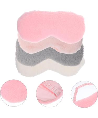 Beaupretty 16 Pcs Plush Eye Masks | Fluffy Silk Sleep Masks | Travel & Eyeshadow Eye Covers | Breathable Eye Patches for Kids & Adults - Buy Online on GoSupps.com