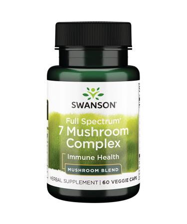 Swanson Full Spectrum 7 Mushroom Complex 60 Veg Capsules 1 - Buy Online on GoSupps.com