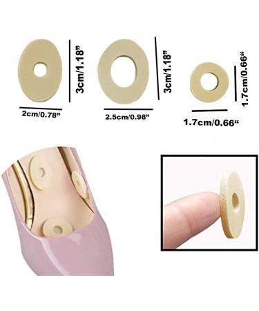 Mcvcoyh Large Variety 90 Pack Callus Cushion Foam Pads - Performance Grade Nude 2 - Buy Online on GoSupps.com
