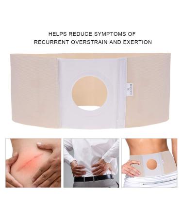Elastic Ostomy Hernia Belt - Colostomy Bag Support & Pain Relief - Medium Size - Buy Online on GoSupps.com