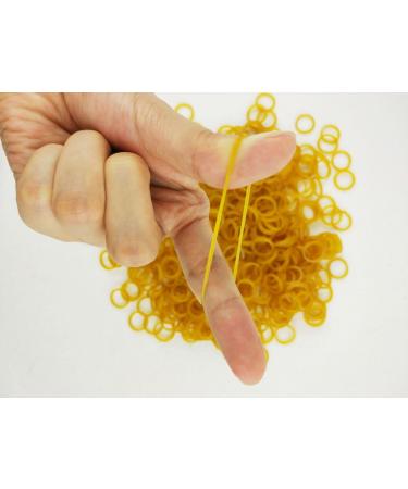 Hixixi 500 PCS 3/8" 9.5mm Elastics Rubber Band for DIY Puppy Cat Dog Hair Bows Grooming Top Knots Braids and Dreadlocks - Buy Online on GoSupps.com