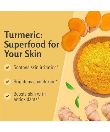  SONGVISON Turmeric Cleansing Cream 120 ml moisturizing facial cleansing gel with kojic acid and turmeric gentle formula rich in antioxidants exfoliating cleanser for all skin types - Buy Online on GoSupps.com