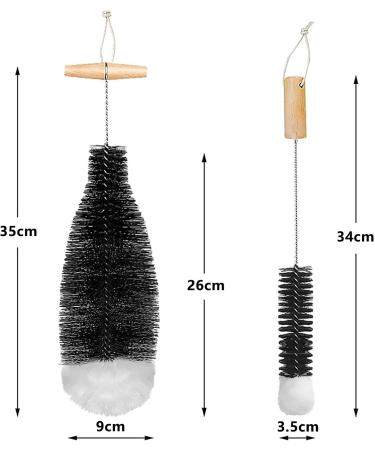 CAM2 Sponge Cleaning Brush Non Marking Cleaning Bottle Cleaner for 0.6 litre Glass Bottle Baby Food Bottle Soda Bottle Water Bottle Crystal Bottle Soda Bottle - Buy Online on GoSupps.com