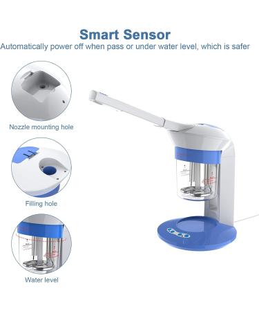 Face Steamer Deep Cleansing Moisturizing Oil Control Portable Ion Vapour Ozone Steamer for Facial Care and Facial Cleansing Home Use Aromatherapy Humidifier - Buy Online on GoSupps.com