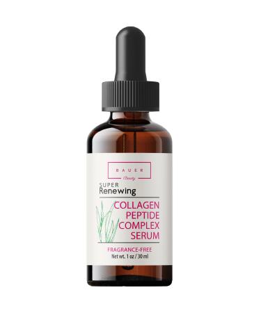 Collagen Peptide Complex Face Serum Anti Aging with Matrixyl 3000 and Hyaluronic Acid, Ultimate Skin Repair, Brightening, Hydrating and Skin Tightening for Glass Skin- DERMATOLOGIST TESTED