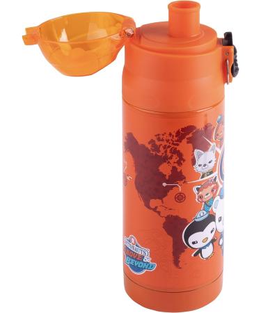 Octonauts Above & Beyond Orange Stainless Steel 13oz Insulated Water Bottle for Kids | Spill-Proof & Reusable - Travel & School Essential - Buy Online on GoSupps.com