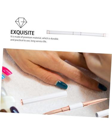 Housoutil Pull Line Nail Art Pen Nail Art Pens Acrylic Nail Brush Nail Art Liner Brush Manicure Tool Nail Art Painting Nail Tech Accessories Point Marking Pen White Metal Painted Paint Pen - Buy Online on GoSupps.com
