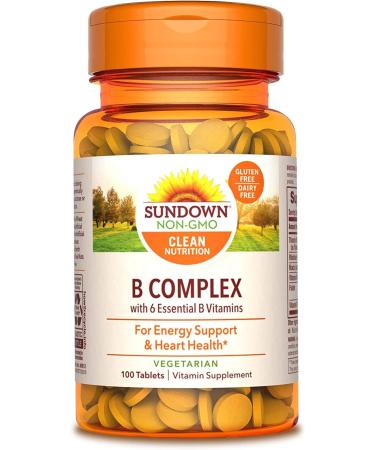 Sundown Naturals Vitamin B Complex 100 Tablets - Varied Packaging | Shop Now - Buy Online on GoSupps.com