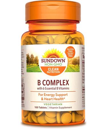 Sundown Naturals Vitamin B Complex 100 Tablets - Packaging May Vary
