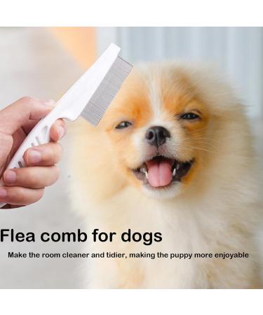Flea Comb for Dogs 2-piece Set of Dog Fine Toothed Flea Comb Flea Comb for Cats Dogs Lice Combs Fine Tooth Comb Grooming Suitable for Removing Tears Stains from Dogs Fleas Lice - Buy Online on GoSupps.com