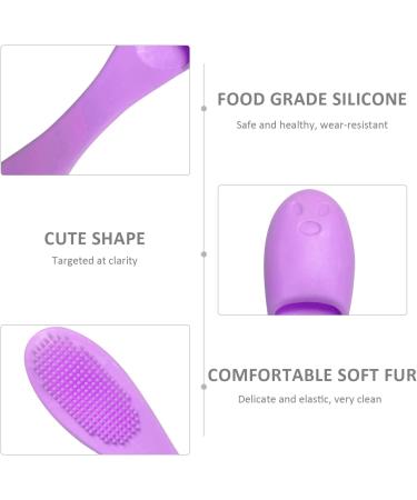 8pcs Pet Toothbrush Finger Dog Toothbrush Pet Two Finger Toothbrush Finger Brush for Dog Teeth Small Dog Toothbrush Silicone Wrap Two Finger Cat Toothbrush - Buy Online on GoSupps.com
