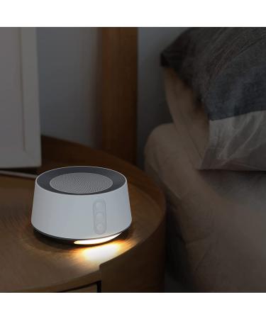 Fitniv White Noise Machine with Adjustable Baby Night Light | 14 High Fidelity Soundtracks | Timer & Memory Feature | Plug-in Baby & Adult Sleep Sound Machine - Buy Online on GoSupps.com