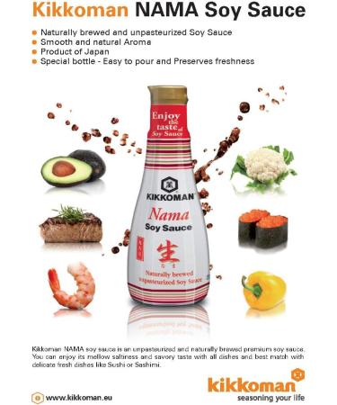 Kikkoman Nama Soy Source 200g - Buy Online on GoSupps.com