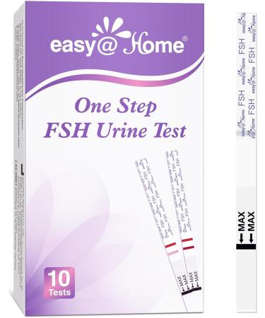 Easy Home FSH Menopause Test Strips - 10 Count | Optimize Conception Timing & Understand Ovarian Reserve at Home - Buy Online on GoSupps.com