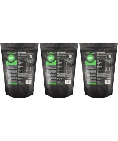 Canah Natural Hemp Protein Powder 3x1kg Vegan High in Protein Fibre Omega 3 & Omega 6 Amino Acids Vitamins and Minerals Certified Kosher + Free Bonus Recipes (Pack of 3) Unflavoured 3000 g Natural - Buy Online on GoSupps.com