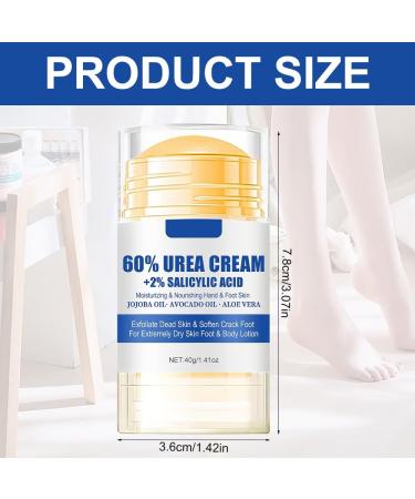 Vmxlso Foot cream Urea 60 2 pieces cream for cracked heels dry cracked feet moisturizer for dry heels and feet - Buy Online on GoSupps.com
