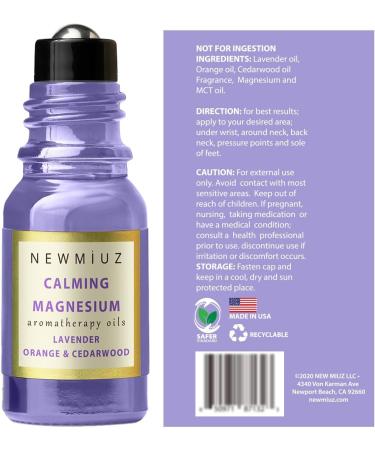 Head Ease Roll On Essential Oil Hemp Peppermint Eucalyptus Clove and Arnica & Roll-On Essential Oil Blends Calming Magnesium Lavender Orange Cedarwood & Focus Memory Concentration Orange Ginger Patch - Buy Online on GoSupps.com