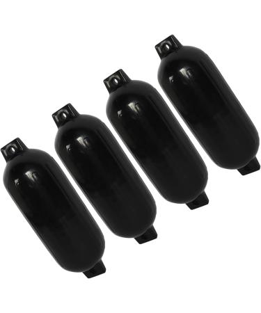 Marine Dock Bumpers Black Impact Resistant Boat Bumpers with 2m Ropes for Yachts - Buy Online on GoSupps.com