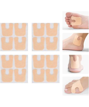 48 U-Shaped Felt Callus Pads - Soft Breathable & Perfect for High Heels | International Shipping Available - Buy Online on GoSupps.com