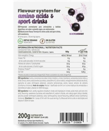  HSN HSN Amino Acid & Sports Drink Flavour | Gooseberry Flavour 200g 36 Takes Per Pack | For Keto & Vegan Diet | Extremely Low Calorie & Sugar | Non-GMO Gluten Free - Buy Online on GoSupps.com
