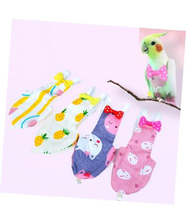 Buy PopetPop White Bird Cage & Accessories | Pet Clothing Bird Diapers Flight Suits & More for Parrots & Pigeons - International Shipping Available - Buy Online on GoSupps.com