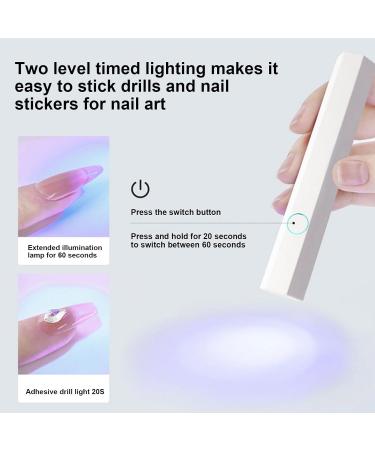 Strong Solid Nail Glue UV Nail Gel - UV Nail Glue Kits Solid Gel for Nails Long-Lasting Easy Application for Nail Salon - Buy Online on GoSupps.com